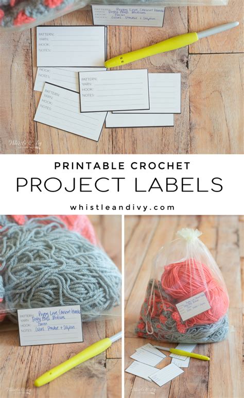 Printable Labels For Crochet