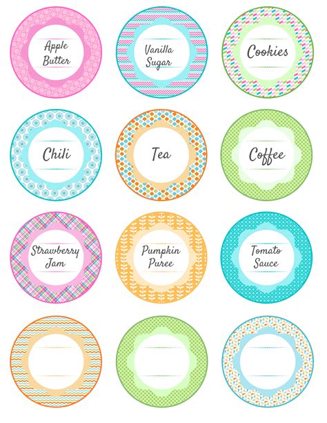 Printable Labels For Glassware
