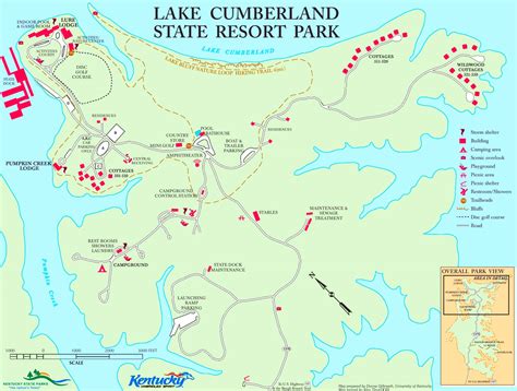 Printable Lake Cumberland Map