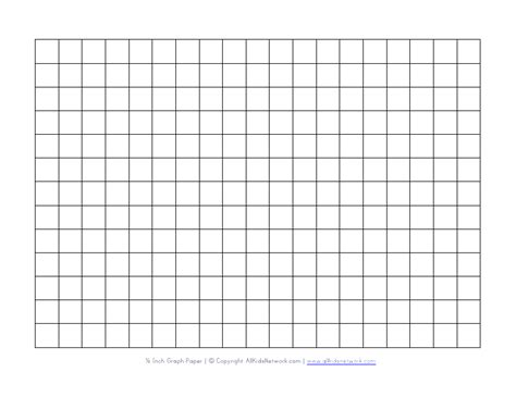 Printable Landscape Graph Paper With Large Squares