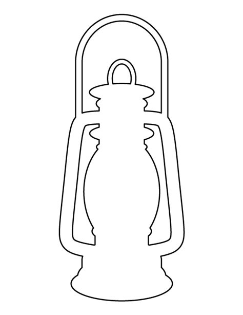Printable Lantern Pattern For Preschooler