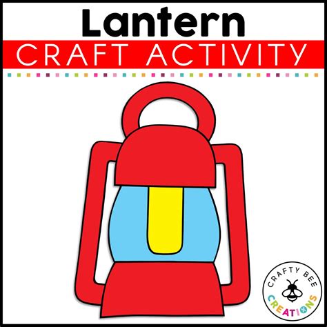 Printable Lantern Pattern For Preschooler Theme Camping
