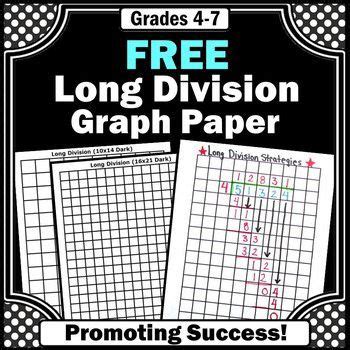 Printable Large Graph Paper For Division Problems