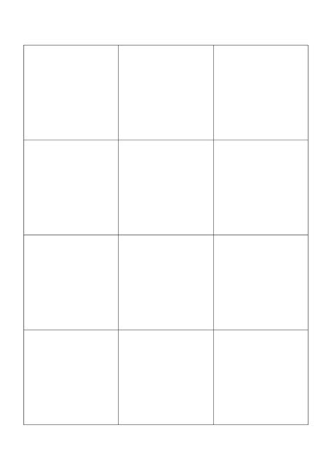Printable Large Grid Sheet