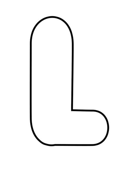 Printable Large Letters L