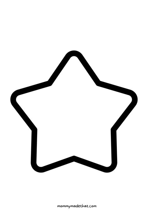 Printable Large Star Templete