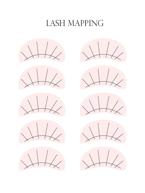 Printable Lash Mapping Pdf