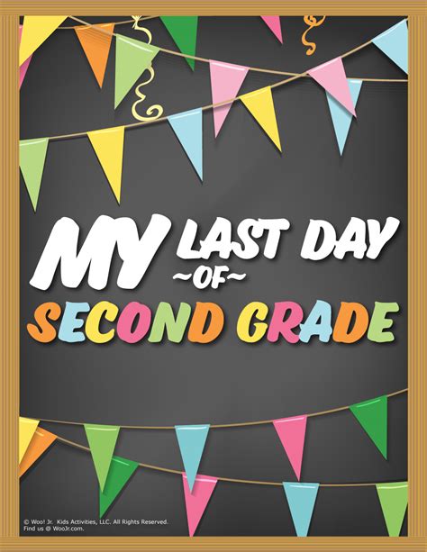 Printable Last Day Of Second Grade