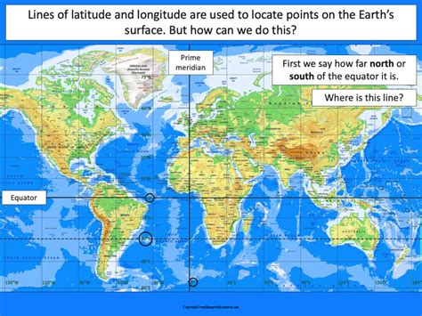 Printable Latitude Longitude Map