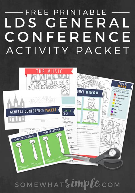 Printable Lds Activities Primary Packet