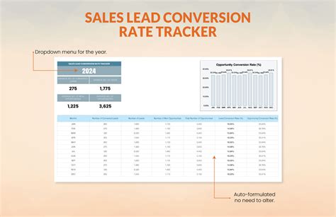 Printable Lead Conversion Tracker