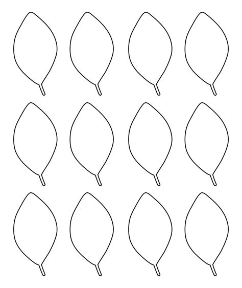 Printable Leaf Templates For Preschool