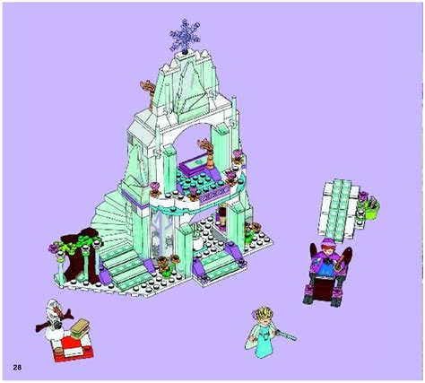Printable Lego Instructions Frozen Castle