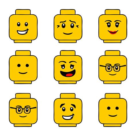 Printable Lego Man Head