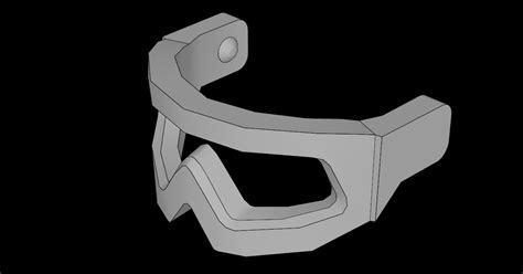 Printable Lego Ski Goggles