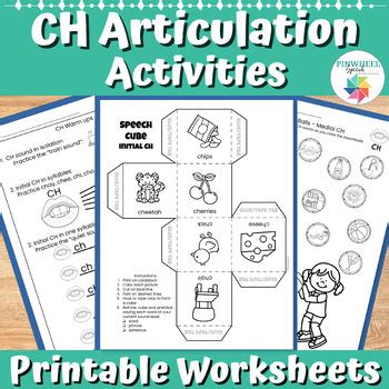 Printable Lessons Ch Articulation