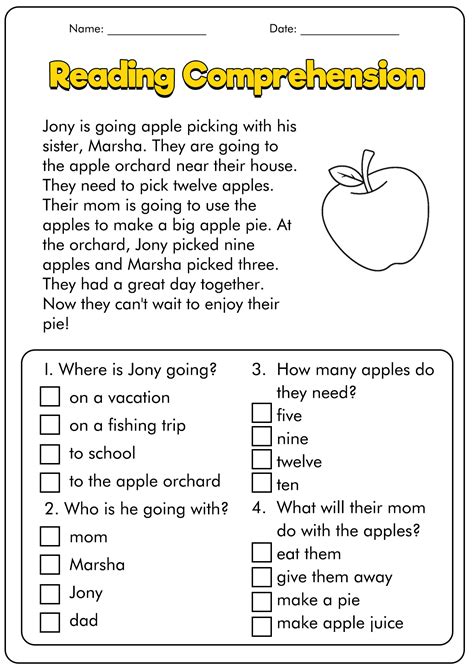 Printable Lessons For First Grade