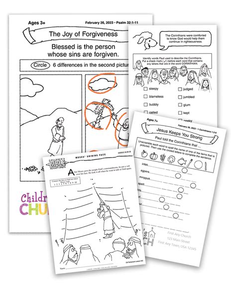 Printable Lessons For Junior Church