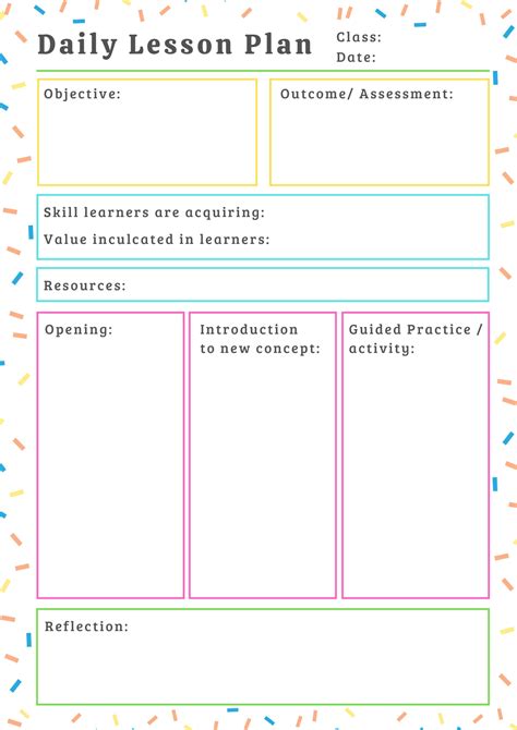 Printable Lessons For Teachers