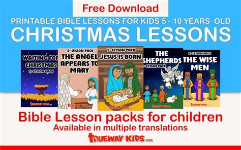 Printable Lessons On Christmas