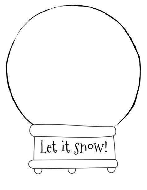 Printable Let It Snow Templates