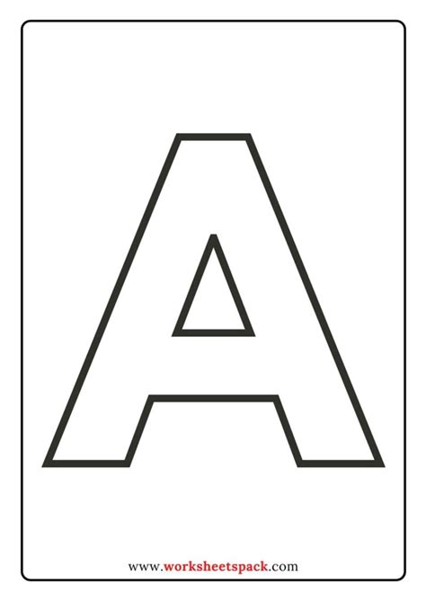 Printable Letter A Templets