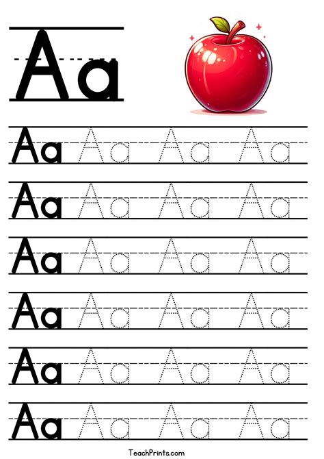Printable Letter A Tracing Worksheet