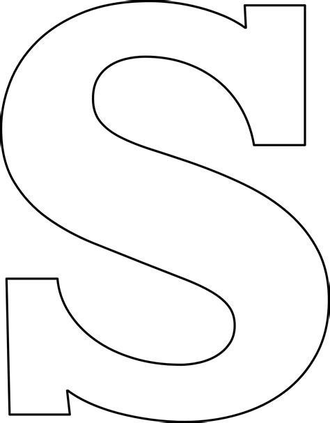 Printable Letter Stencils S