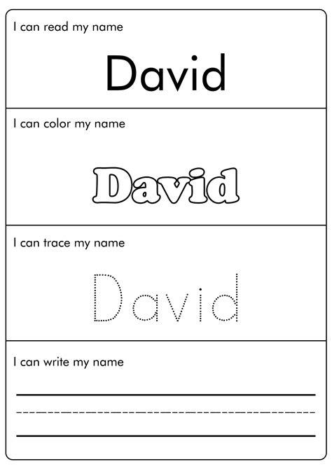 Printable Letter Tracing Name