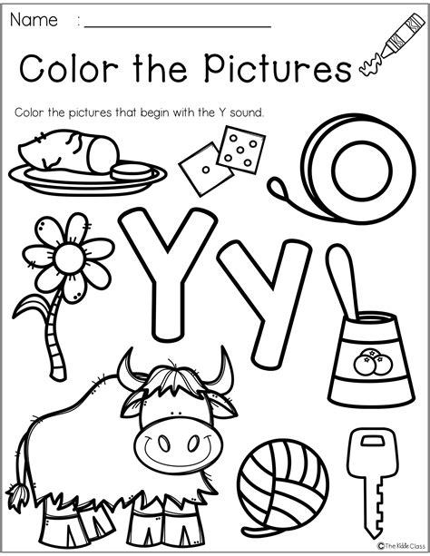 Printable Letter Y Activities