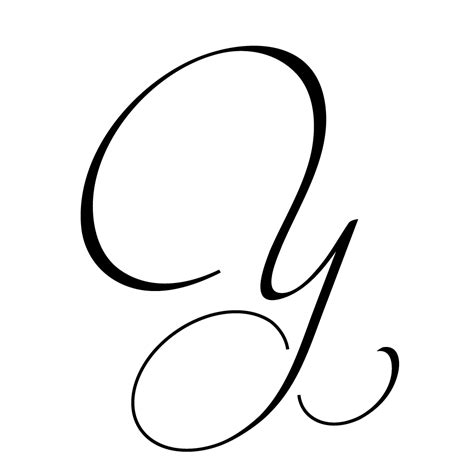Printable Letter Y Monogram
