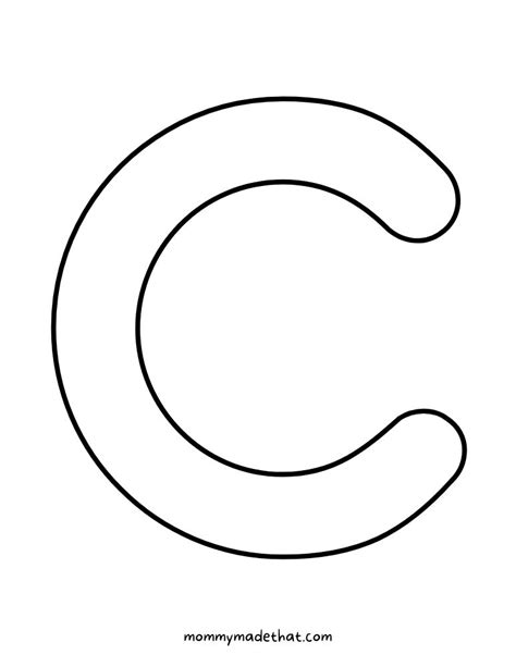 Printable Letters C