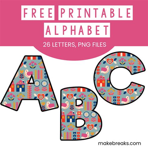 Printable Letters Free February