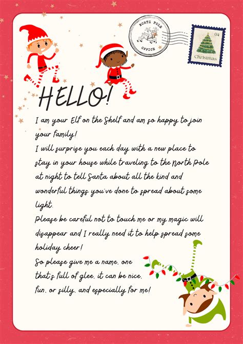 Printable Letters From Elf