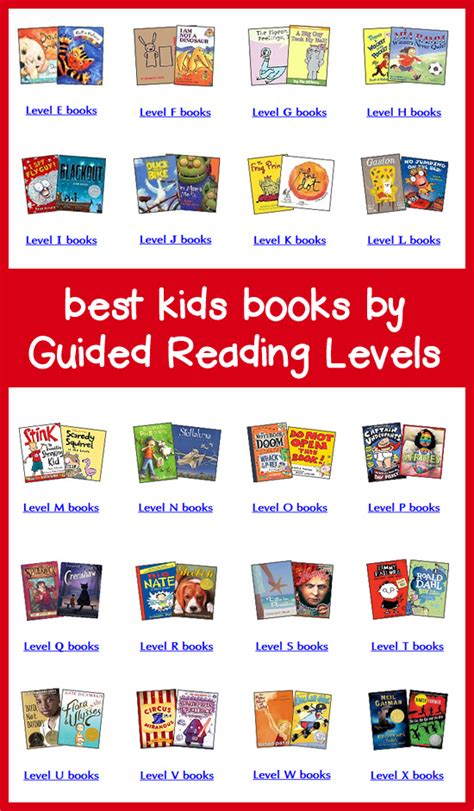 Printable Level A Book List