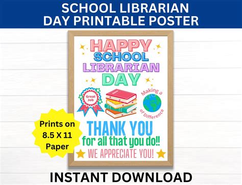 Printable Librarian Appreciation Week