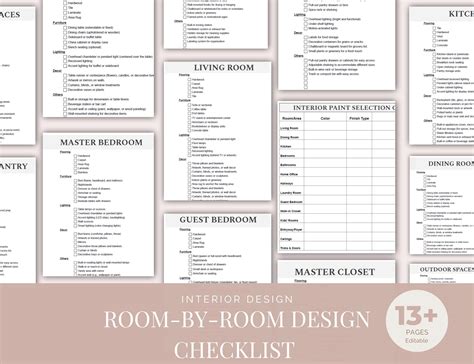 Printable Library Room Design Template