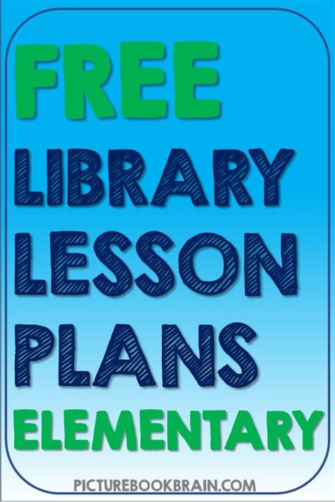 Printable Library Sub Lessons