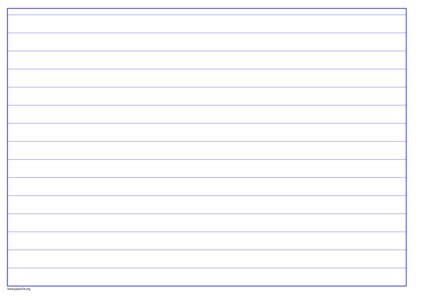 Printable Line Guide A4 Landscape