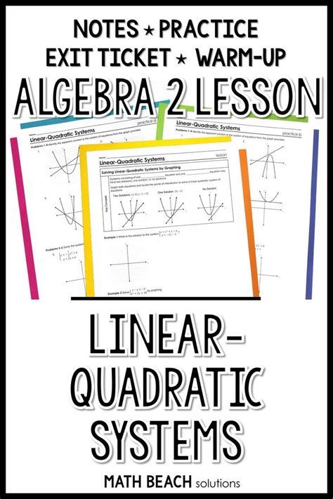 Printable Linear Quadratic Systems Algebraically