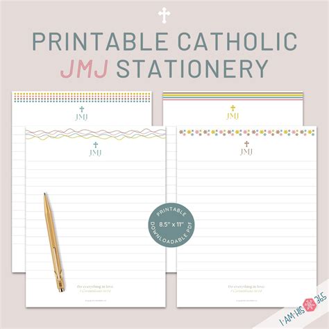 Printable Lined Jmj Paper