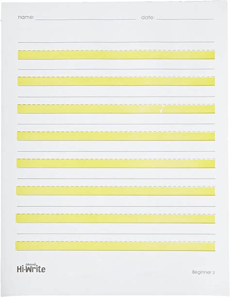 Printable Lined Paper For Dyslexia