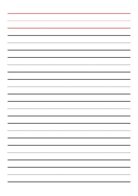 Printable Lined Paper Pdf Back To School