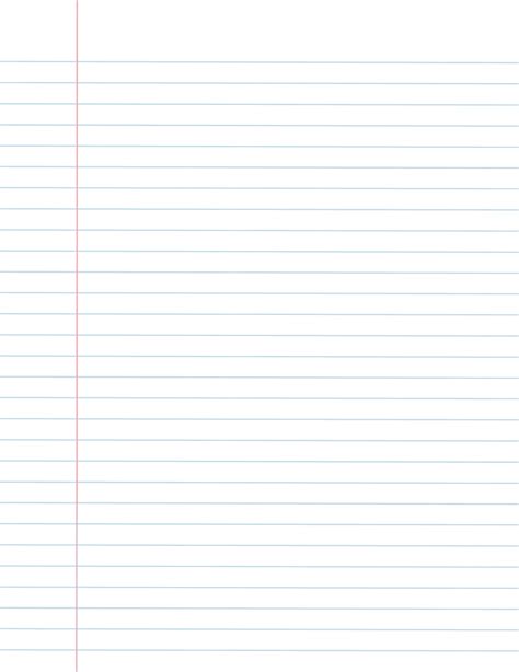 Printable Lined Paper50 Liones