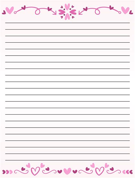 Printable Lined Stationary Pdf