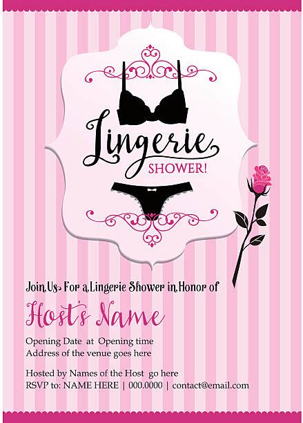 Printable Lingere Shower Card