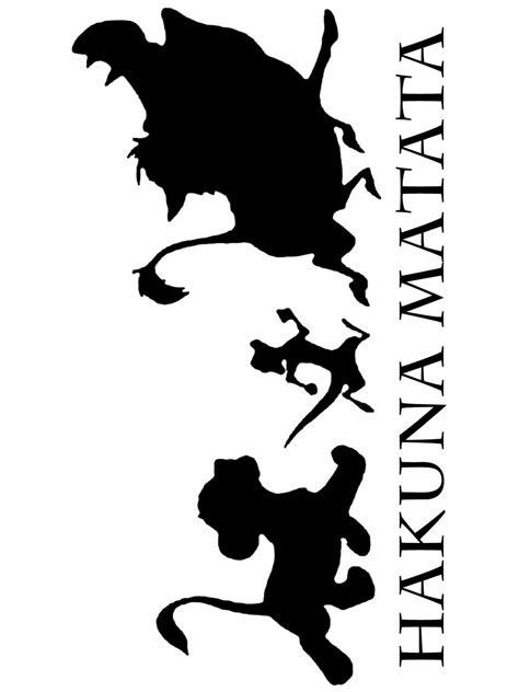 Printable Lion King Stencil