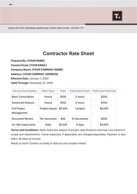 Printable List Contractors Tulsa
