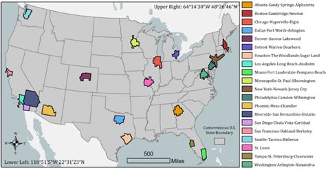 Printable List Largest Us Msas