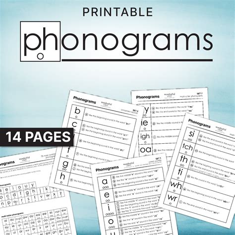 Printable List Of Phonograms